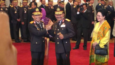 Kapolri Jenderal Tito Karnavian dan Jenderal Badrodin Haiti