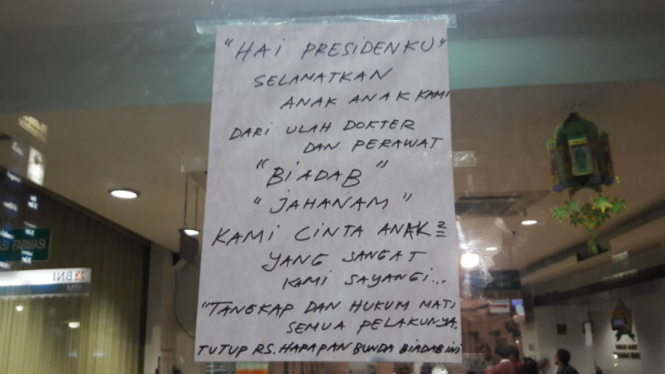 Curahan hari orangtua yang anaknya disuntik vaksin palsu