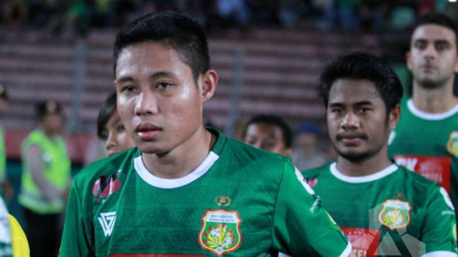 Evan Dimas dan Ilham Udin saat membela Bhayangkara FC.