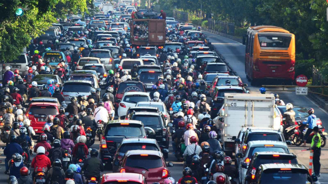 Kemacetan Ibu Kota Jakarta