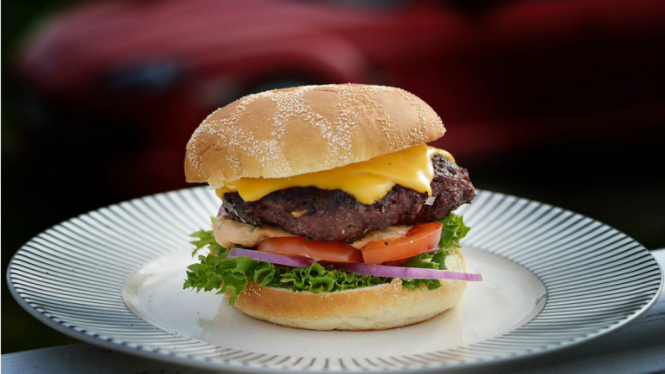 Ilustrasi burger