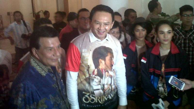Ahok dan Pemeran 3 Srikandi