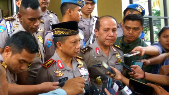 Kapolri Jenderal Polisi Tito Karnavian dan Kadiv Humas Polri