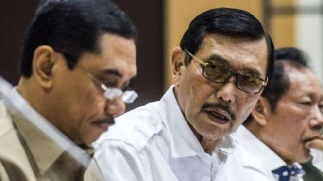 Menteri Koordinator Bidang Kemaritiman Luhut Binsar Pandjaitan.
