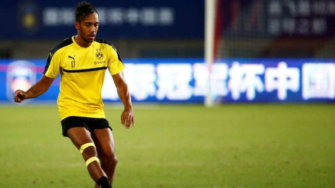 Penyerang Borussia Dortmund, Pierre-Emerick Aubameyang