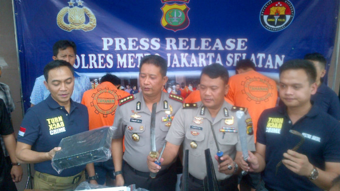 Polisi ungkap perampokan dengan kekerasan di Jakarta Selatan