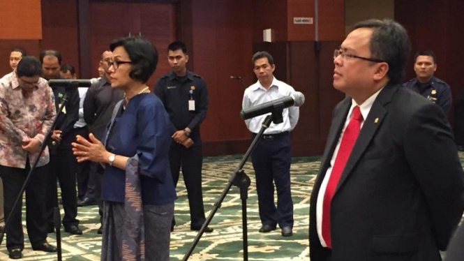 Sertijab Menteri Keuangan.