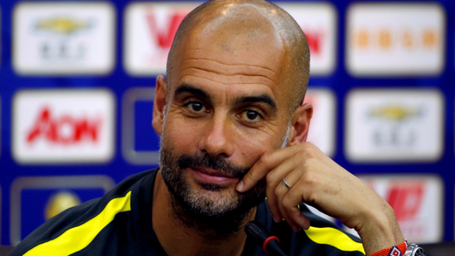 Manajer Manchester City Pep Guardiola