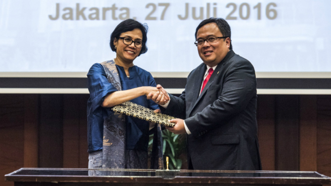 Mantan Menteri Keuangan Sri Mulyani