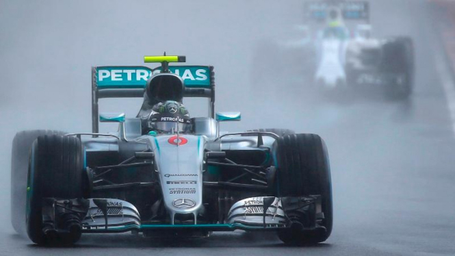 Pembalap Tim Mercedes, Nico Rosberg