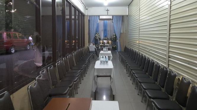 Ruang tempat jenazah Seck Osmane disemayamkan.