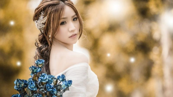 Ilustrasi pengantin wanita