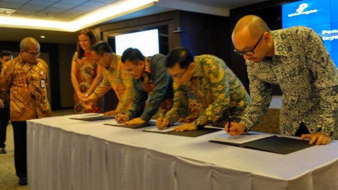 Penandatanganan pinjaman LNG Tangguh 