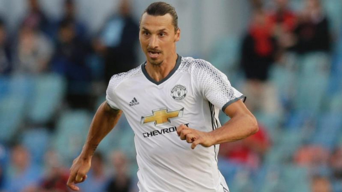 Penyerang Manchester United, Zlatan Ibrahimovic