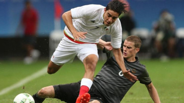 Pertandingan antara Meksio melawan Jerman di ajang Olimpiade 2016