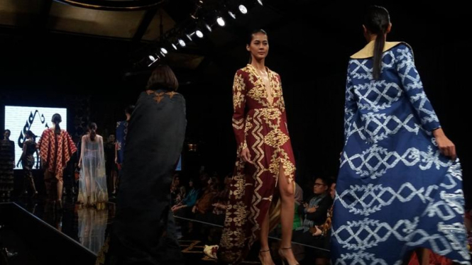 ilustrasi fesyen show
