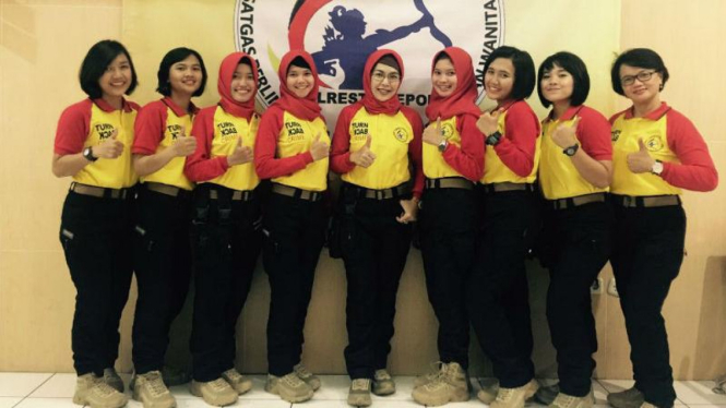 Satgas Srikandi Polres Depok
