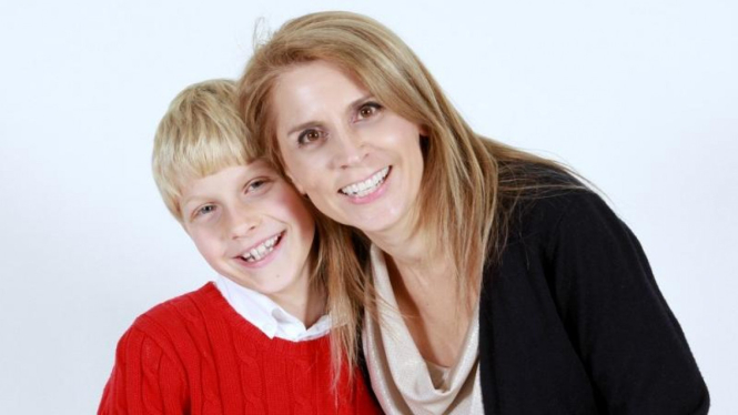 Mom and boy