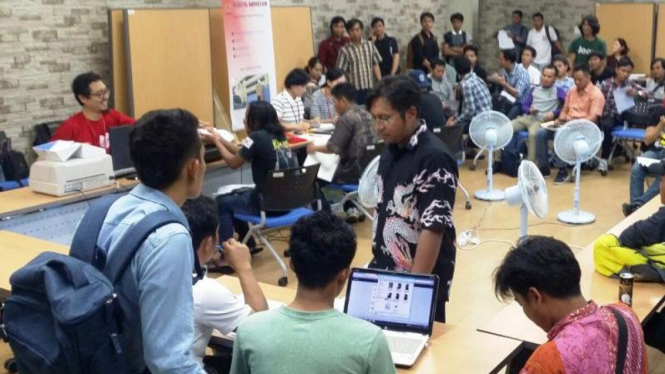 Suasana pelayanan atas WNI di Warung Konsuler KBRI Seoul