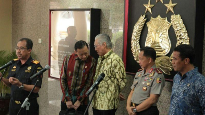 Bea Cukai dan Polri kerja sama penegakan hukum 