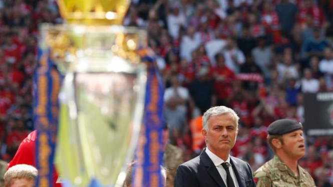 Manajer Manchester United, Jose Mourinho.