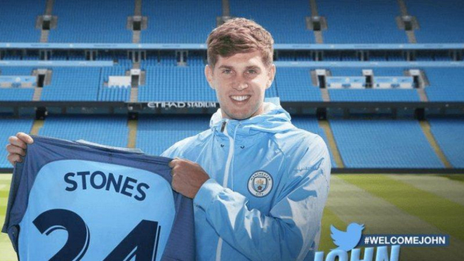 Pemain bertahan Manchester City, John Stones