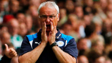 Manajer Leicester City, Claudio Ranieri.