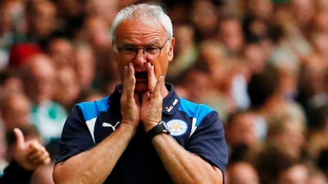 Manajer Leicester City, Claudio Ranieri.
