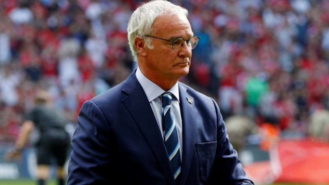 Manajer Leicester City, Claudio Ranieri.