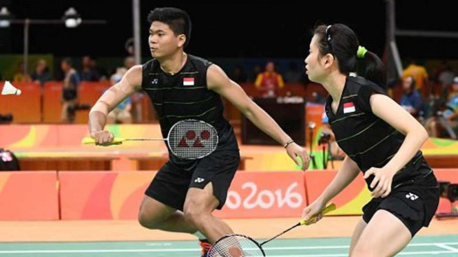 Pasangan ganda campuran Indonesia, Praveen Jordan/Debby Susanto.