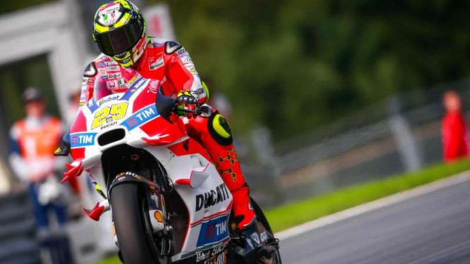 Pembalap Ducati, Andrea Iannone.