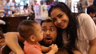 Raffi Ahmad, Nagita Slavina dan Rafathar.