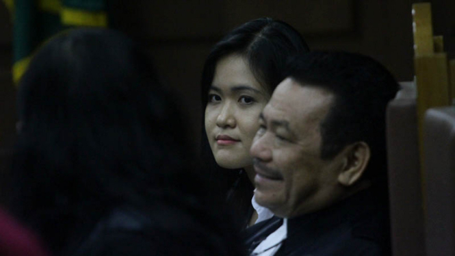 Jessica Kumala Wongso dan kuasa hukumnya Otto Hasibuan