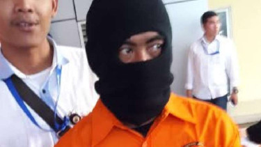 AG saat berada di Polda Metro Jaya.