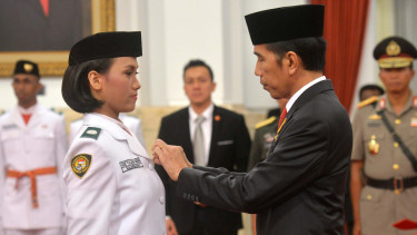 Upacara Pengukuhan Paskibraka Nasional 2016