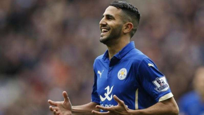 Gelandang Leicester City, Riyad Mahrez.