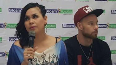Melanie Ricardo dan suami
