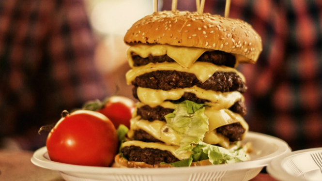 Ilustrasi junk food