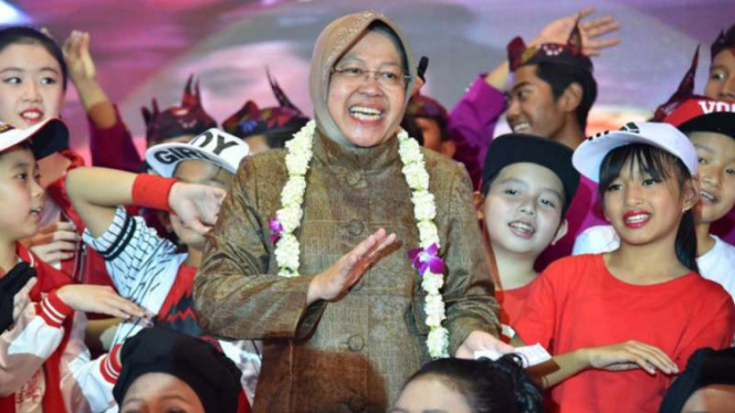 Wali Kota Surabaya, Tri Rismaharini alias Risma.