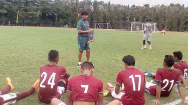 Pelatih Timnas Indonesia U-19, Eduard Tjong.