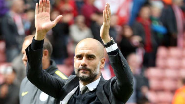 Manajer Manchester City, Pep Guardiola.