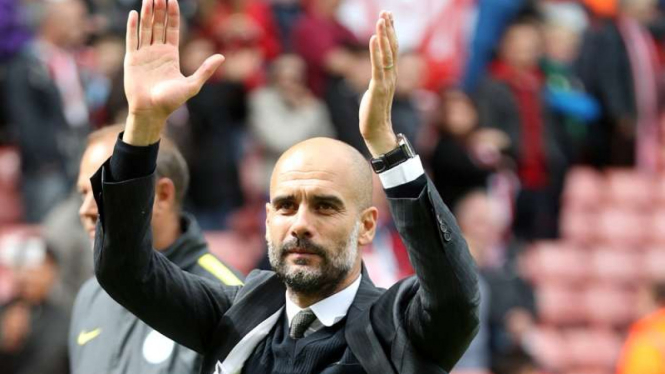 Manajer Manchester City, Pep Guardiola.