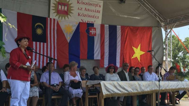 Dubes RI pada acara Abasar Village Day di Hungaria.