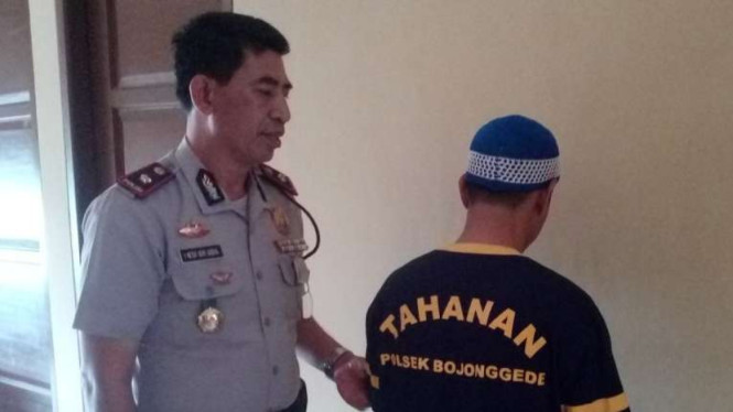Wakil kepala sekolah pelaku pemerkosaan ditahan Polsek Bojonggede