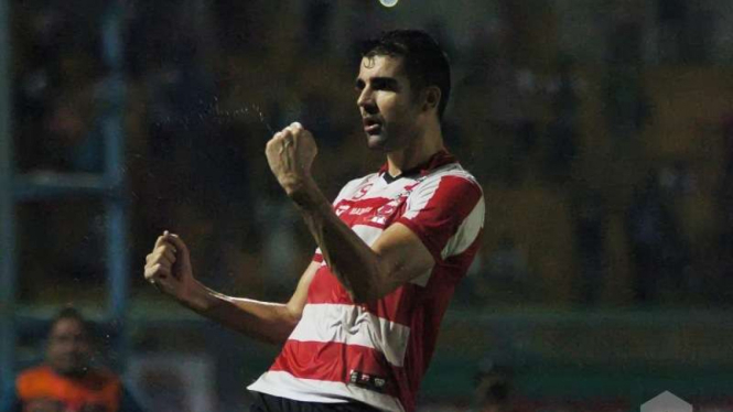 Penyerang Madura United, Pablo Rodriguez Aracil