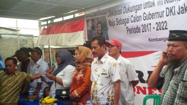 Deklarasi dukungan kepada Risma untuk DKI satu.