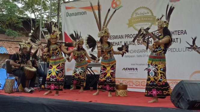 Festival Pasar Rakyat Danamon di Pasar Pandansari, Balikpapan.