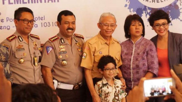 polisi dan psikolog berbagi pendidikan awal berlalu lintas untuk anak