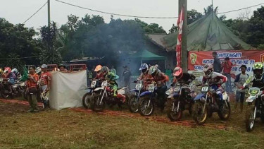 Lomba Motor Cross digelar oleh Dandim 0508 Depok.