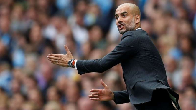 Manajer Manchester City, Pep Guardiola.